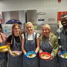 HFHC Training kitchen in Lincoln college